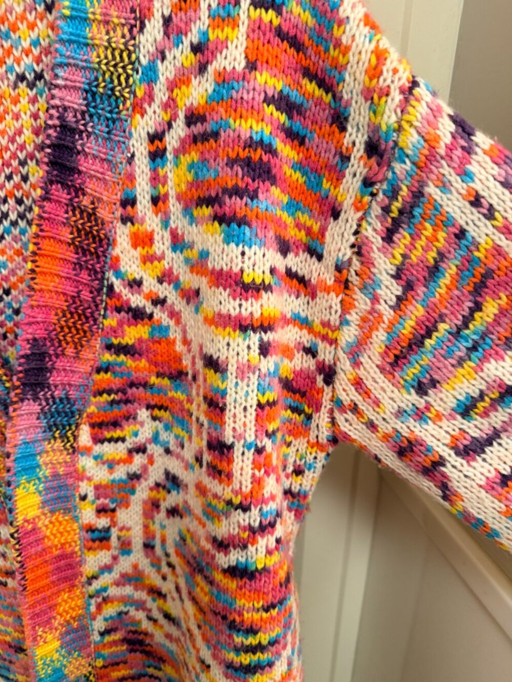 Farm Rio Multicolored Wild Hearts Cardigan - Picture 9 of 16